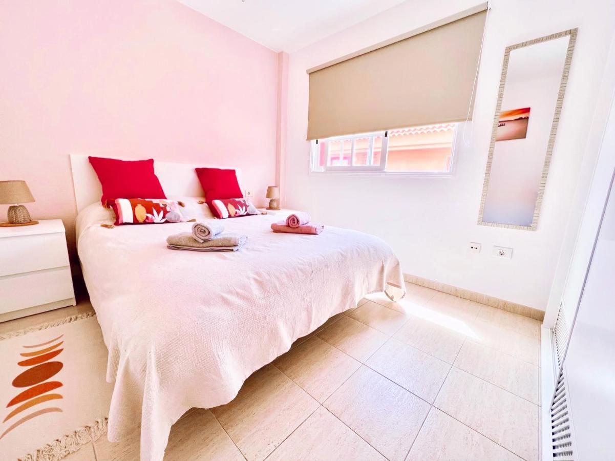 !!! Relaxing View, The Heights Apartment With Terrace And Heated Pools, Los Cristianos Los Cristianos  Eksteriør bilde