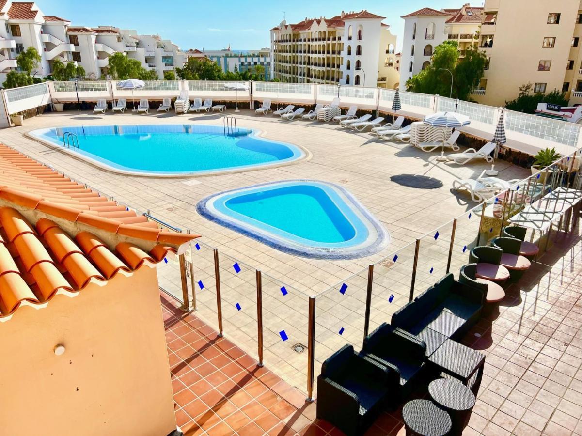 !!! Relaxing View, The Heights Apartment With Terrace And Heated Pools, Los Cristianos Los Cristianos  Eksteriør bilde