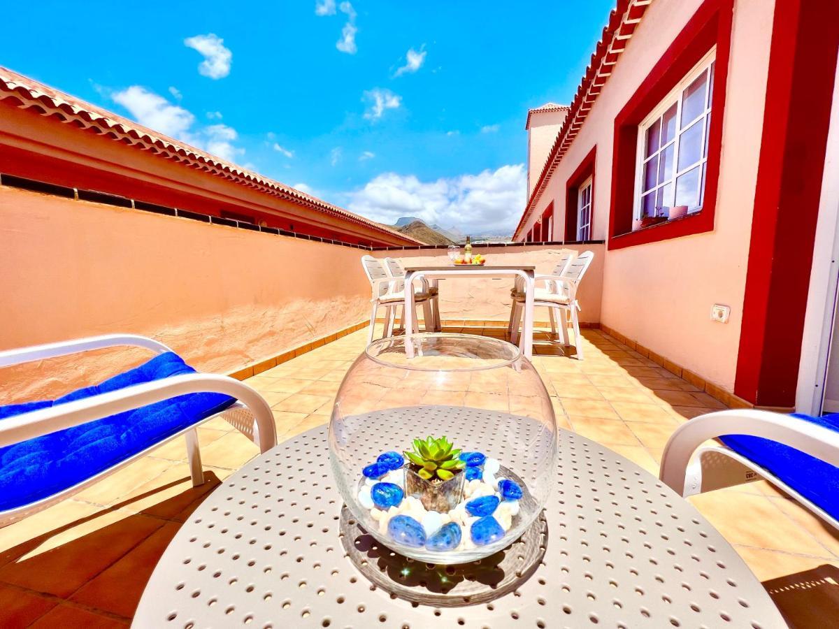 !!! Relaxing View, The Heights Apartment With Terrace And Heated Pools, Los Cristianos Los Cristianos  Eksteriør bilde