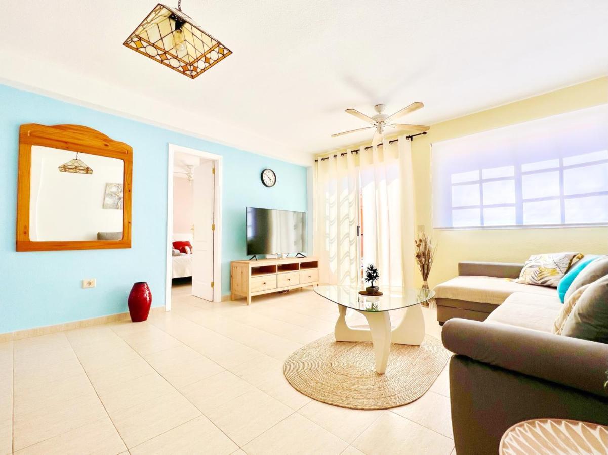 !!! Relaxing View, The Heights Apartment With Terrace And Heated Pools, Los Cristianos Los Cristianos  Eksteriør bilde