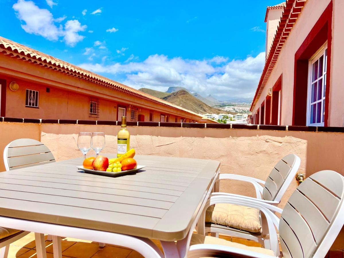 !!! Relaxing View, The Heights Apartment With Terrace And Heated Pools, Los Cristianos Los Cristianos  Eksteriør bilde