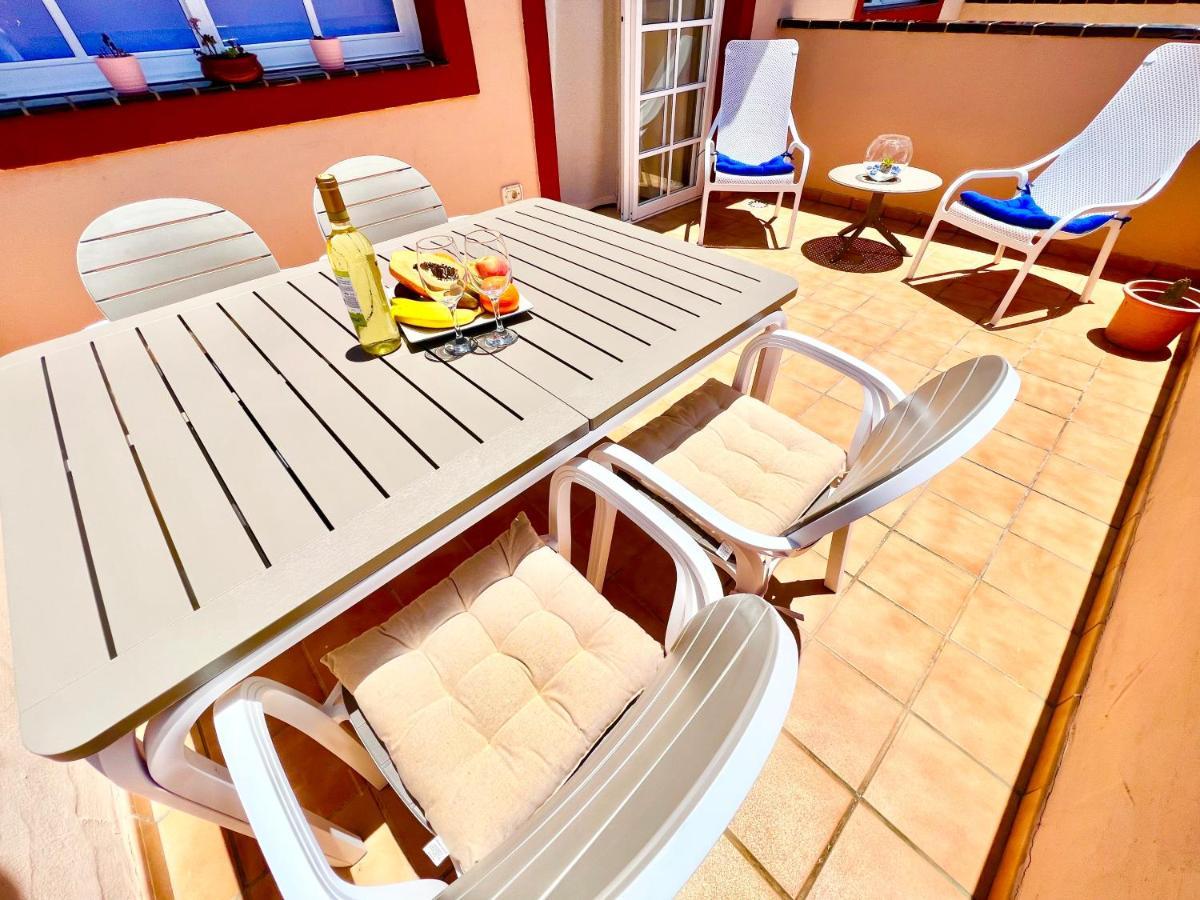 !!! Relaxing View, The Heights Apartment With Terrace And Heated Pools, Los Cristianos Los Cristianos  Eksteriør bilde