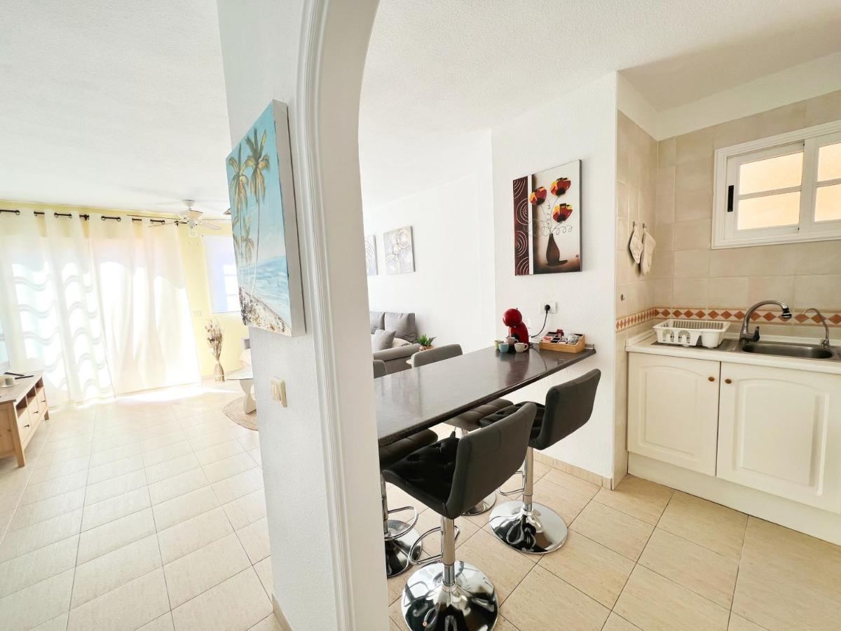 !!! Relaxing View, The Heights Apartment With Terrace And Heated Pools, Los Cristianos Los Cristianos  Eksteriør bilde