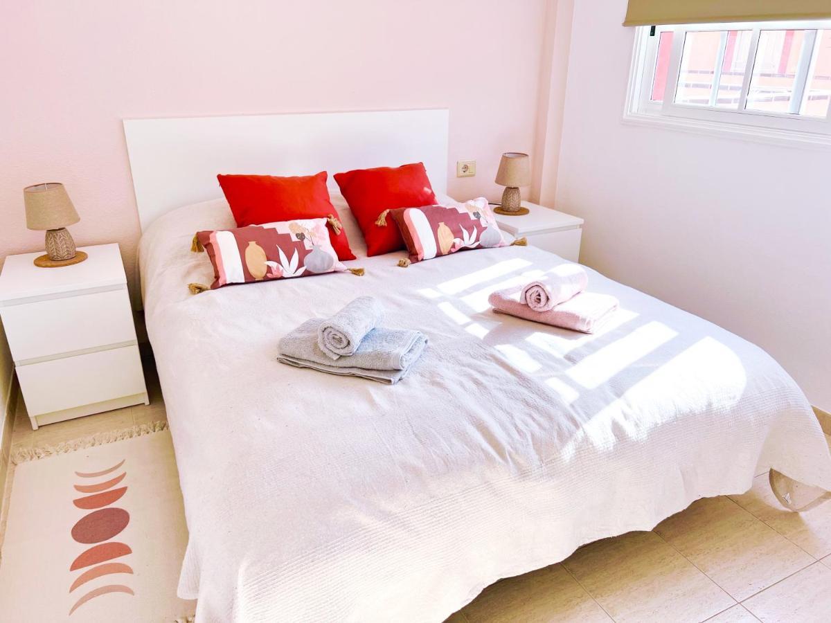 !!! Relaxing View, The Heights Apartment With Terrace And Heated Pools, Los Cristianos Los Cristianos  Eksteriør bilde